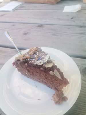 Torta cioccolato e noci at Franz-Fischer-Hütte in Zederhaus