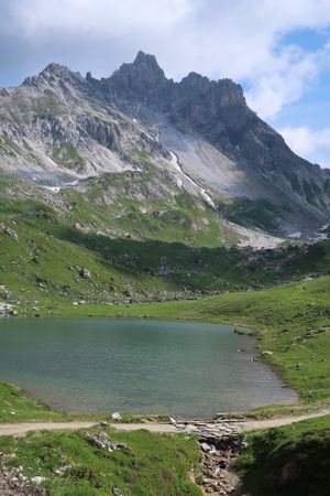 Zaunersee - small lake nearby at Franz-Fischer-Hütte in Zederhaus