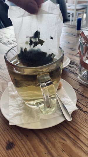 Green tea  at Das Kaffeehaus in Hamburg