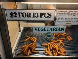 $2 for 13 pieces now at Deep Fried Carrot Cake 现炸萝卜糕 in Central Singapore