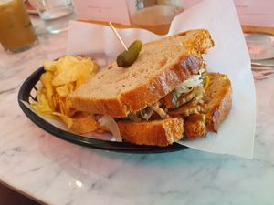 Reuben Sandwich at OM NOM NOM CAFÉ in Munich