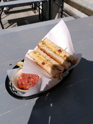 Grilled Cheeze Sandwich at OM NOM NOM CAFÉ in Munich