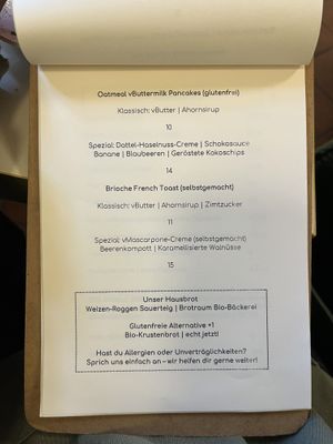  Menu (new location 2025) #Veganuary at OM NOM NOM CAFÉ in Munich