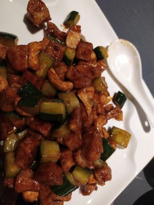 Tofo with vegetables at Tianchu Miaoxiang - Chaowai in Beijing