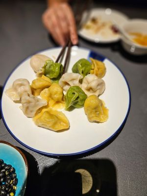 Damplings with mocked meat at Tianchu Miaoxiang - Chaowai in Beijing