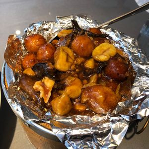 Chinese chestnut and taro! It’s sooo good!  at Tianchu Miaoxiang - Chaowai in Beijing