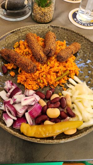 Vegane Cevapcici ohne Ajvar bestellt at Aquila in Fuessen