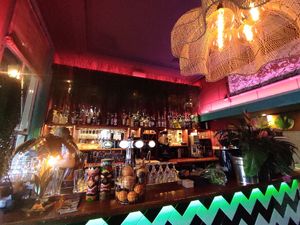 Bar at The Bamboo Room in Hoorn