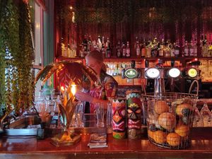 Bar at The Bamboo Room in Hoorn