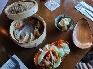 Vegan feast at The Bamboo Room in Hoorn