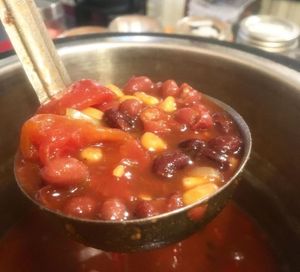 Vegan BBQ Chili
 at Mrs. Murry's Naturals in Indianapolis