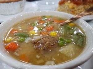 Vegan Load Potato Soup at Mrs. Murry's Naturals in Indianapolis