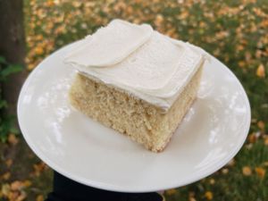 Vegan Lemon cake at Mrs. Murry's Naturals in Indianapolis