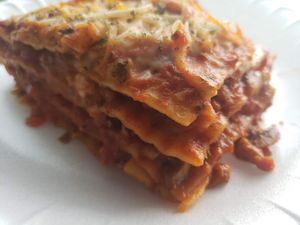 Vegan Lasagna at Mrs. Murry's Naturals in Indianapolis