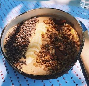 Gym smoothie bowl at Joshua Tree Cafe in Athens