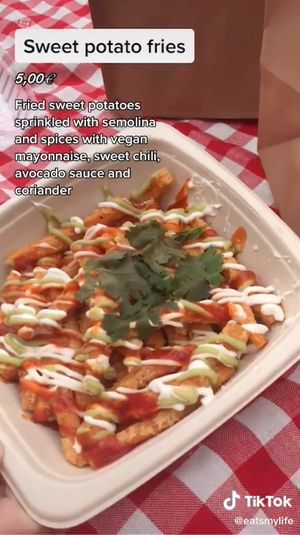 Sweet Potato Fries at Joshua Tree Cafe in Athens