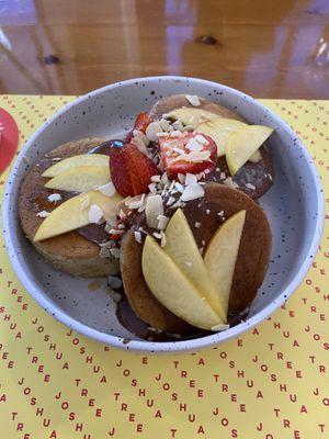 Praline pancakes  at Joshua Tree Cafe in Athens