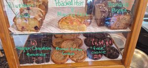 Cake counter at Joshua Tree Cafe in Athens