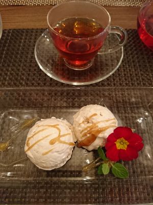 Super creamy italian ice cream! at PEACE TABLE - 渋谷 道玄坂店 in Tokyo