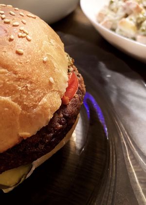 Soy Meat Burger (Take Away) at Veget Vegan in Kharkiv