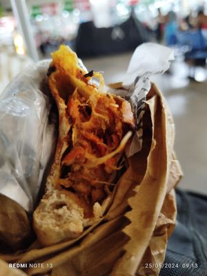 Pastel de carne de jaca at Hari food in Caruaru