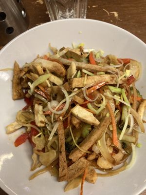 The tofu dish at Saigon Noodle Bar in Rovaniemi