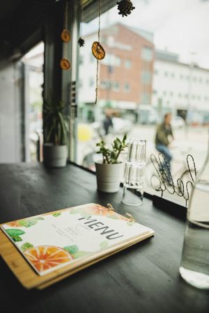 Art & handicraft menu at Saigon Noodle Bar in Rovaniemi