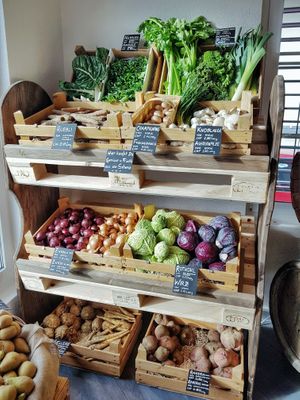 Gemüseangebot im Laden at OHNI in Thun