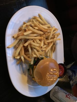 Vegan Smash Burger  at 80 Proof in Chicago