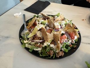 Mexican salad  at Elysian Restaurant in Nicosia