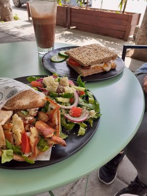 Gyros "Chicken" and Sandwich Special at Elysian Restaurant in Nicosia