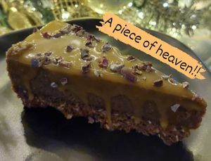 Mocha Caramel Dessert at Elysian Restaurant in Nicosia