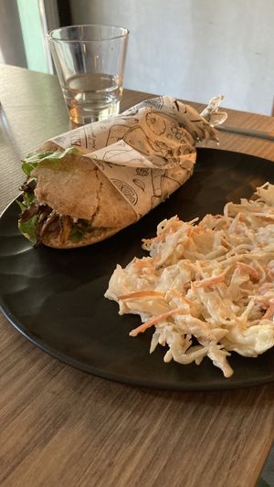 Mushroom wrap  at Elysian Restaurant in Nicosia