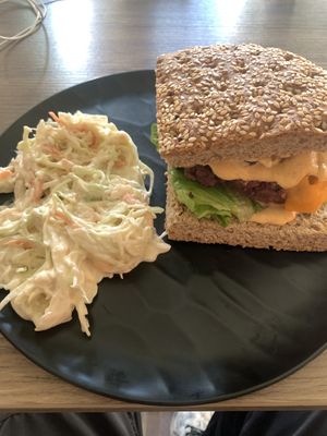 signature burger - superb  at Elysian Restaurant in Nicosia