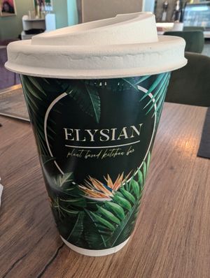 Matcha Smoothie to go at Elysian Restaurant in Nicosia