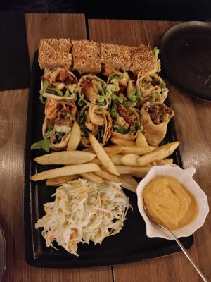 Sharing plate at Elysian Restaurant in Nicosia