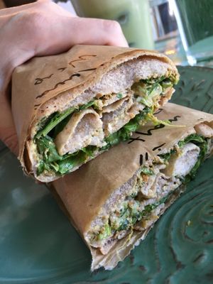 Better Than “Tuna” Raw Wrap at Elysian Restaurant in Nicosia