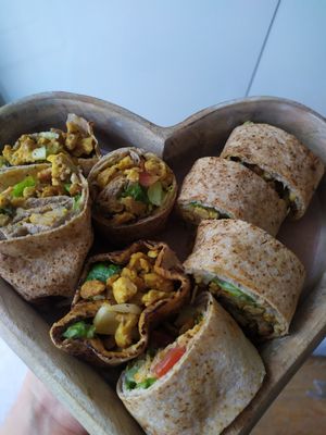 'chicken' gyro at Elysian Restaurant in Nicosia