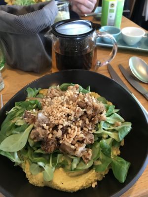 Pumpkin mash and broccoli @ Deichkind, Sankt Peter-Ording at Deichkind in Sankt Peter-ording