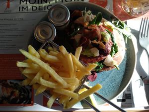 No Beef Burger at Deichkind in Sankt Peter-ording