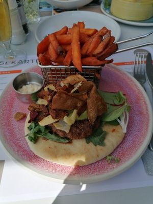 Beyond Meat Burger at Deichkind in Sankt Peter-ording