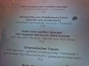 Vegan salad at Deichkind in Sankt Peter-ording