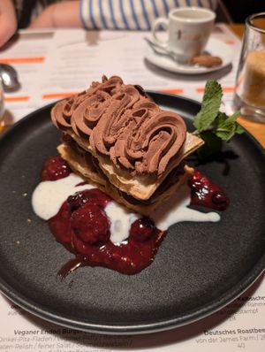 Chocolate mousse at Deichkind in Sankt Peter-ording