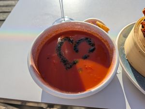 Tomato soup at Deichkind in Sankt Peter-ording