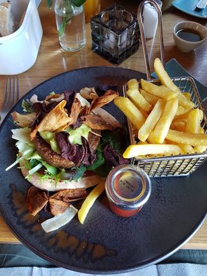 Beyond Meat Burger at Deichkind in Sankt Peter-ording