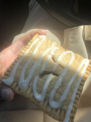 Vegan Raspberry Pop tart! So good! at B's Salty & Sweet in Columbia