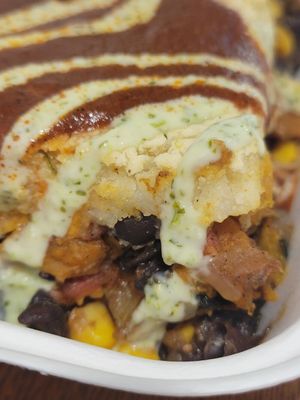 Tamale pie vegan at B's Salty & Sweet in Columbia