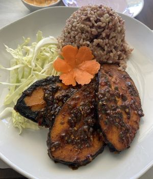 Spicy salmon   at White Springs Cafe in Arcadia