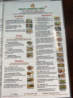   at White Springs Cafe in Arcadia