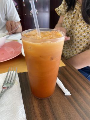 thai iced tea (THIS WAS SO ✨GOOD✨)  at White Springs Cafe in Arcadia